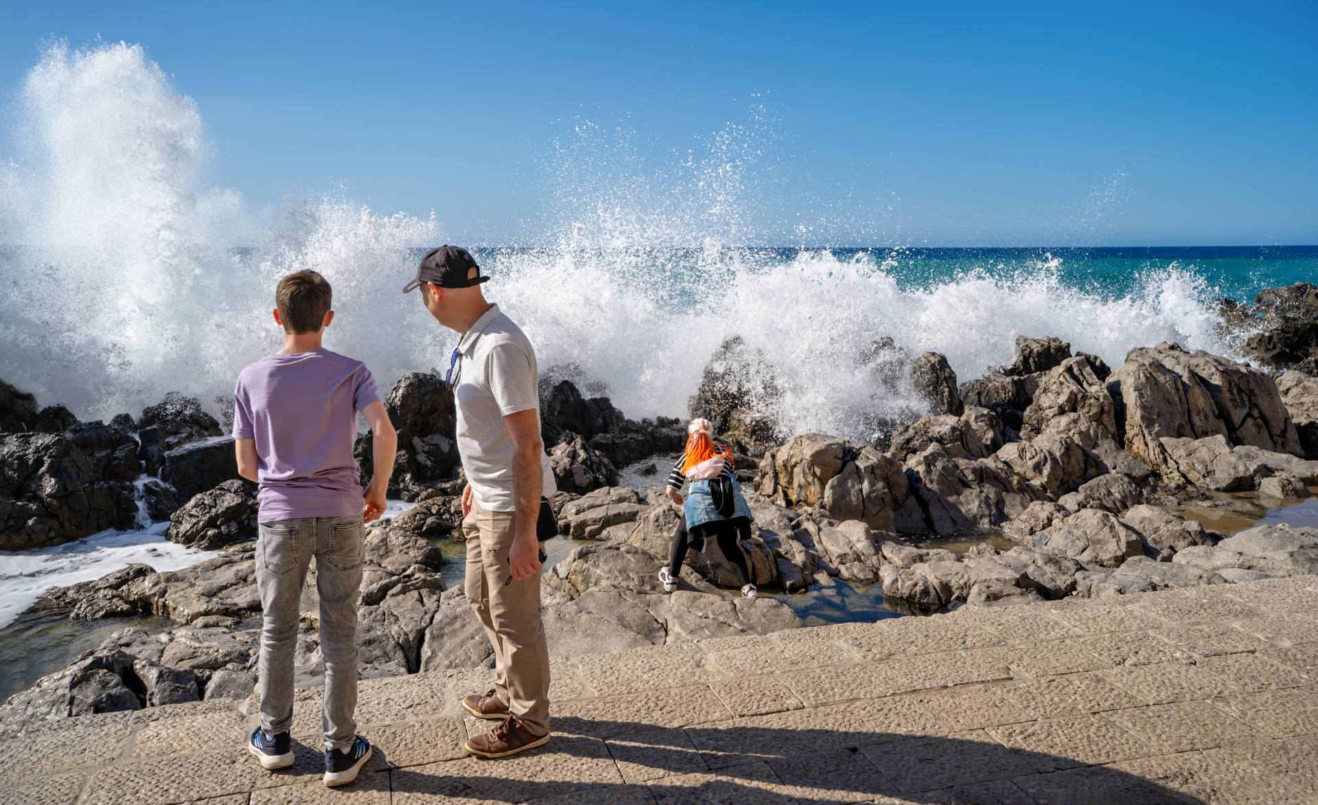 Molo di Cefalú - fotografisch sehr reizvoll, aber man läuft Gefahr, unabsichtlich klatschnass zu werden